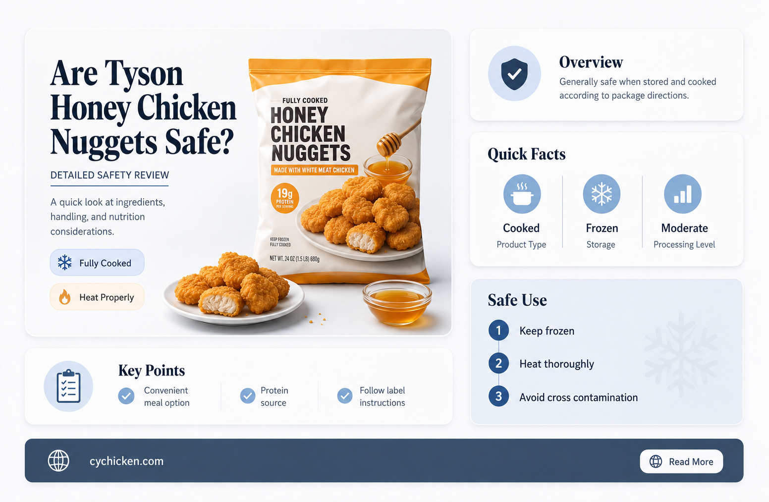 are tyson honey chicken nuggets safe