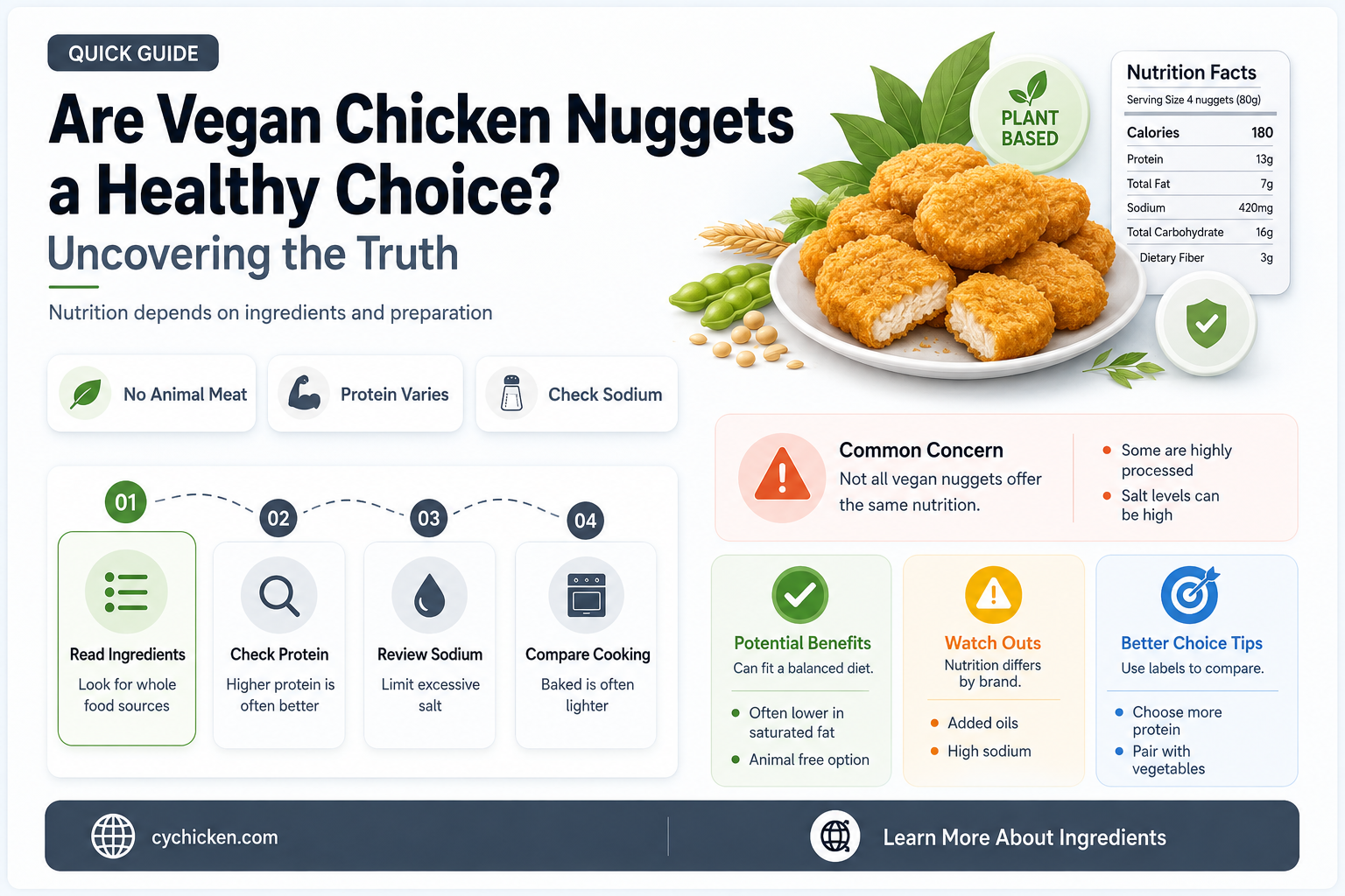 are vegan chicken nuggets healthy
