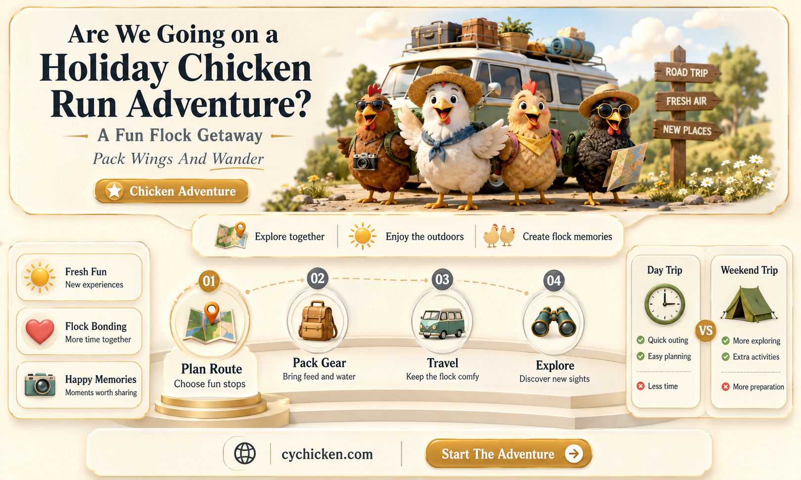 are we going on a holiday chicken run