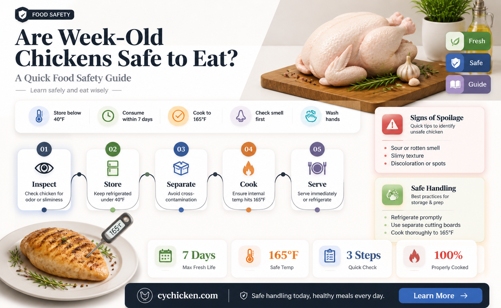 are chicken a week out of date