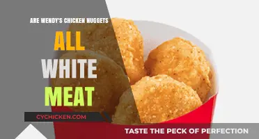 Wendy's Chicken Nuggets: All White Meat or a Mix?