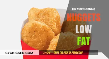 Are Wendy's Chicken Nuggets a Low-Fat Fast Food Option?