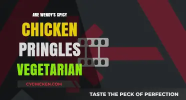 Wendy's Spicy Chicken Pringles: Are They Vegetarian-Friendly?