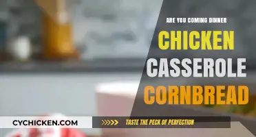 Hearty Chicken Casserole with Cornbread: A Comforting Dinner Invitation