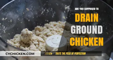 Should You Drain Ground Chicken? Tips for Perfectly Cooked Dishes