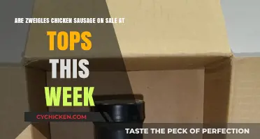 Sizzling Savings: Zweigles Chicken Sausage on Sale at Tops!
