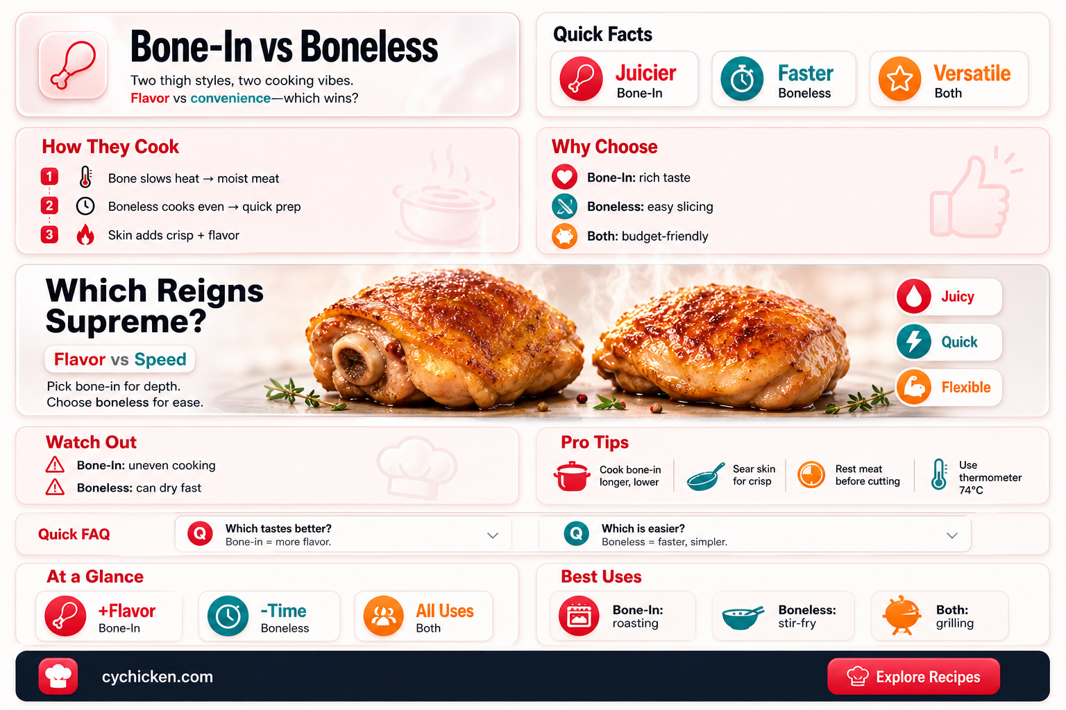 are bone-in chicken thighs better than boneless