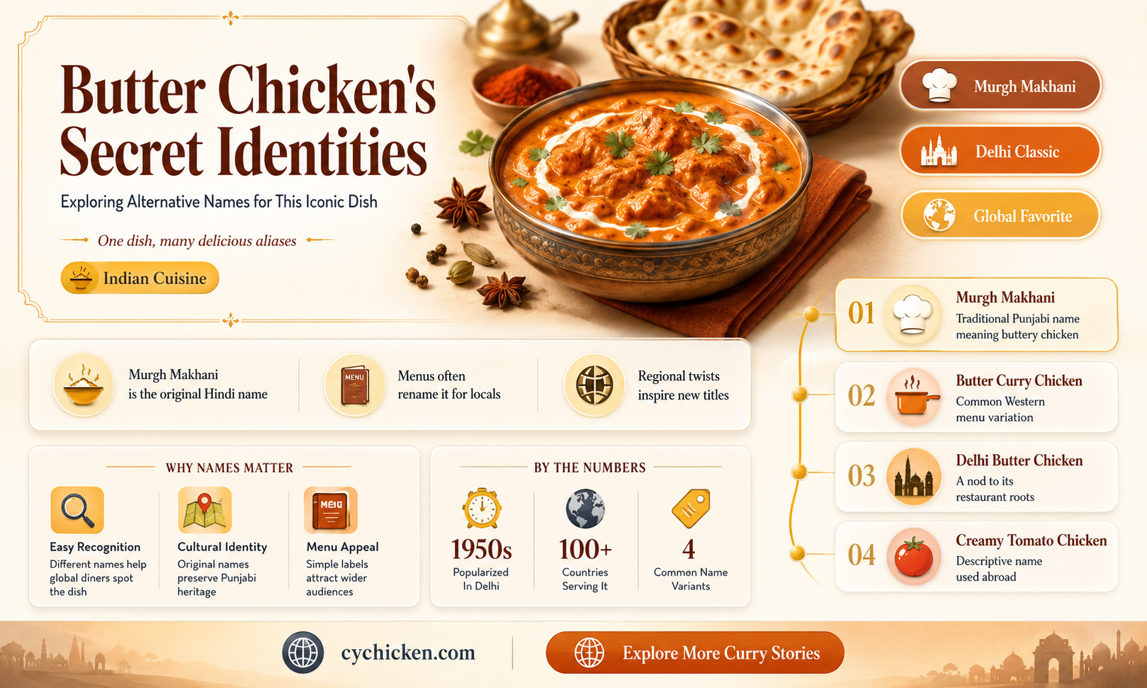 are there other names for butter chicke
