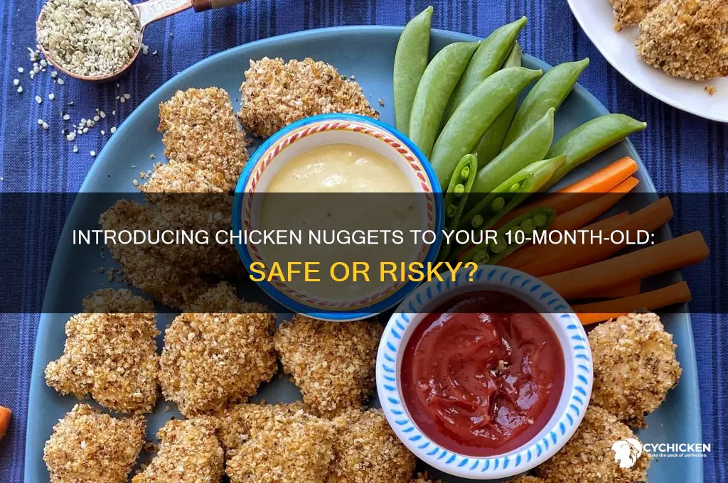 can 10 month old have chicken nuggets