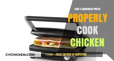 Can a Sandwich Press Safely and Fully Cook Chicken?
