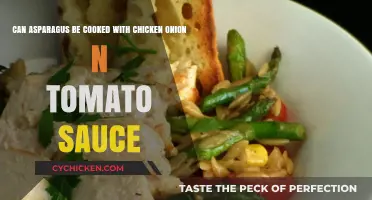 Asparagus, Chicken, Onion, and Tomato Sauce: A Delicious Combo?