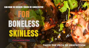 Bone-In Chicken Thighs vs. Boneless: Can They Be Swapped?