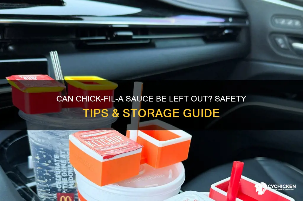 can chick fil a sauce be left out