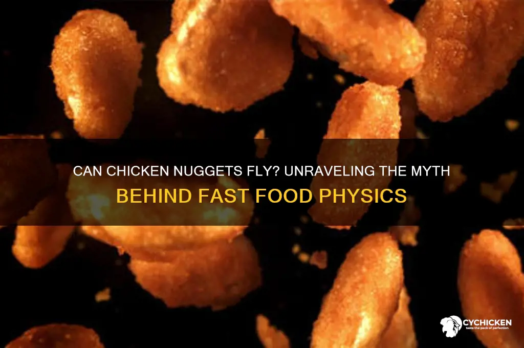 can chicken nuggets fly