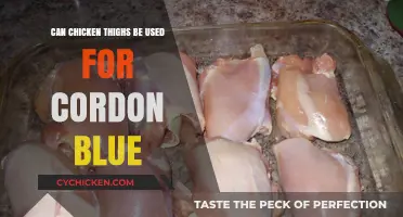 Chicken Thighs for Cordon Bleu: A Delicious Alternative?