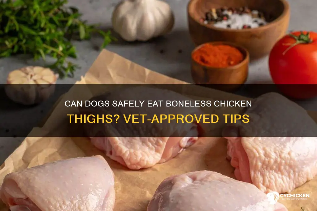 can dogs have boneless chicken thighs