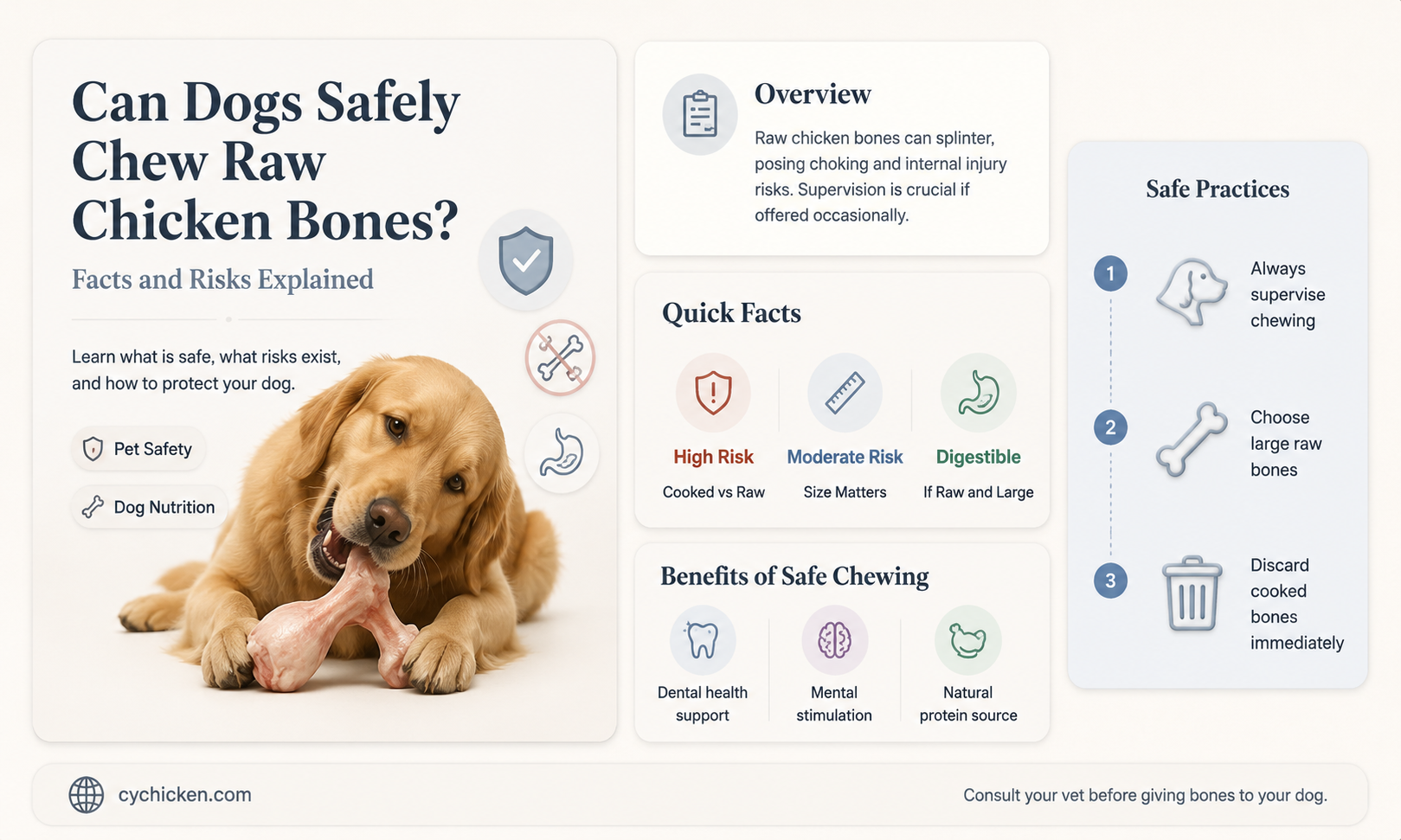 are raw chicken bones ok for dogs