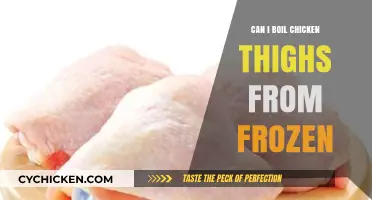 Boiling Frozen Chicken Thighs: Tips for Safe and Delicious Results
