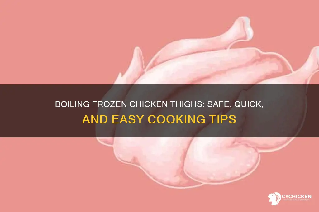 can i boil frozen chicken thighs