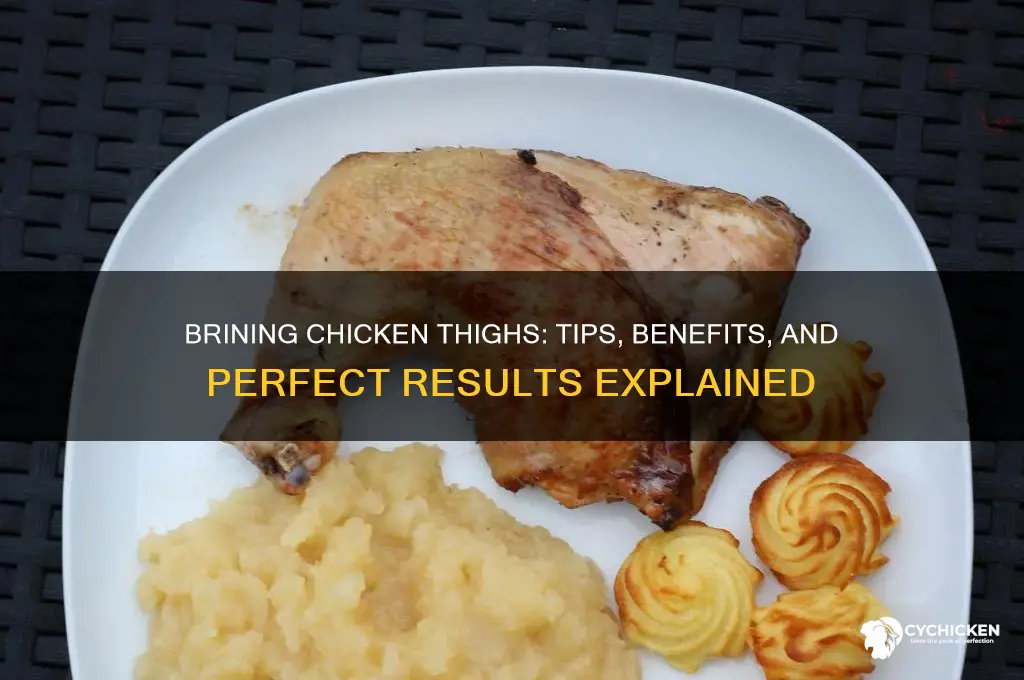 can i brine chicken thighs