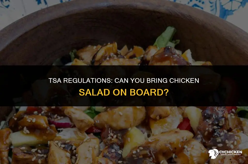 can i bring chicken salad through tsa
