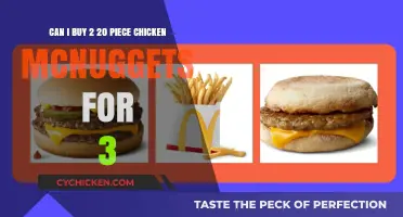 Is It Possible to Buy Two 20-Piece Chicken McNuggets for $3?