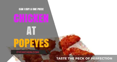 Can You Buy a Single Piece of Chicken at Popeyes?