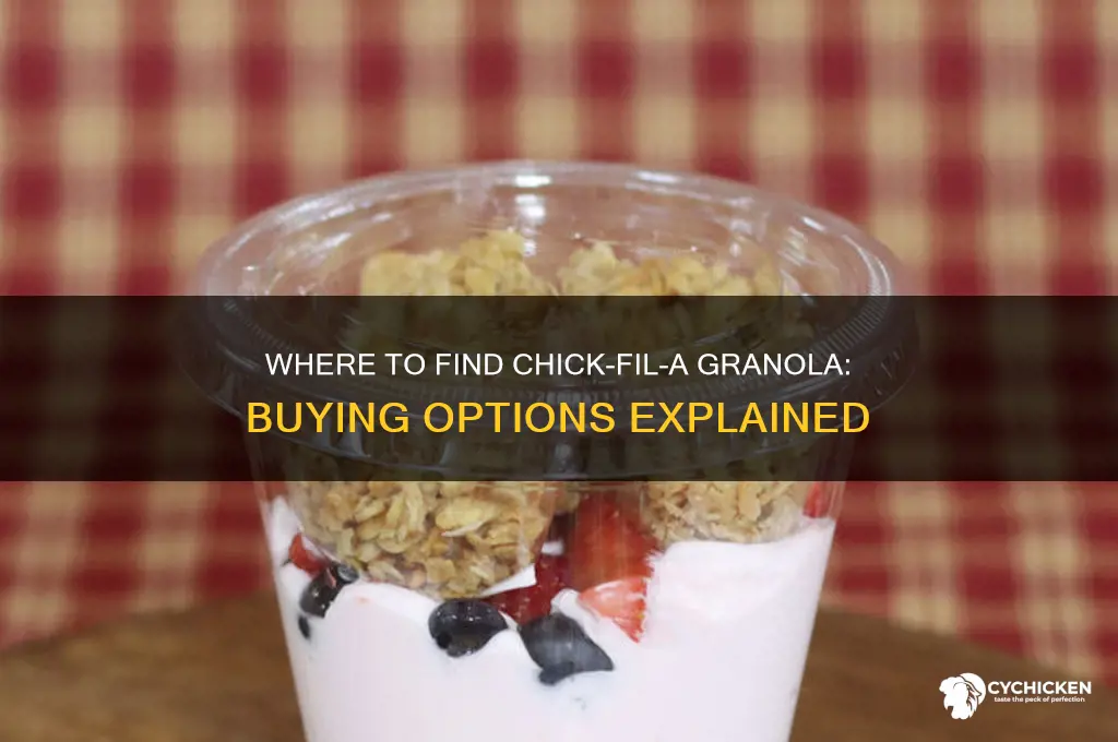 can i buy chick fil a granola