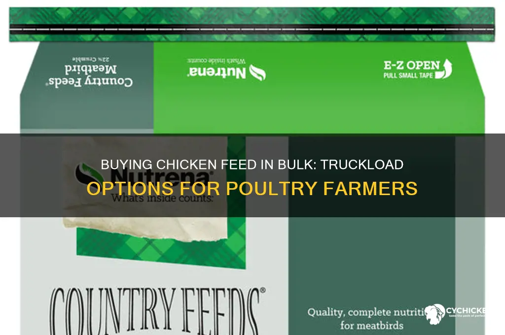 can i buy chicken feed by the truck load