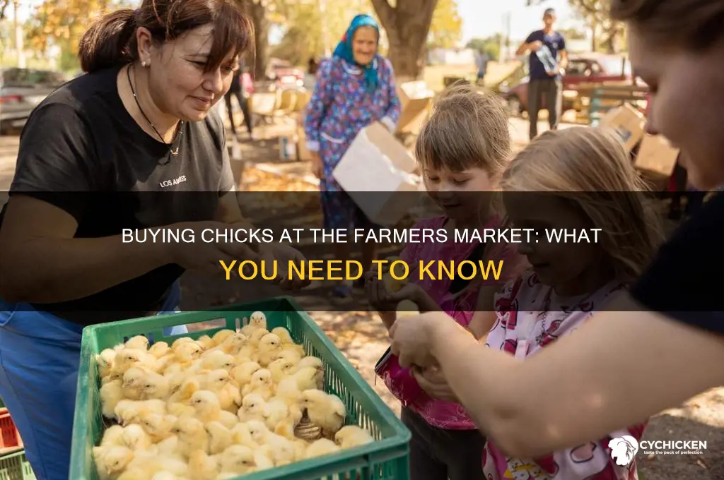 can i buy chicks at the farmers markey