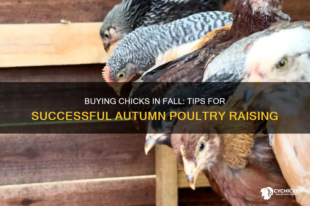 can i buy chicks in the fall