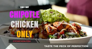 Can You Buy Chipotle Chicken Alone? A Quick Guide