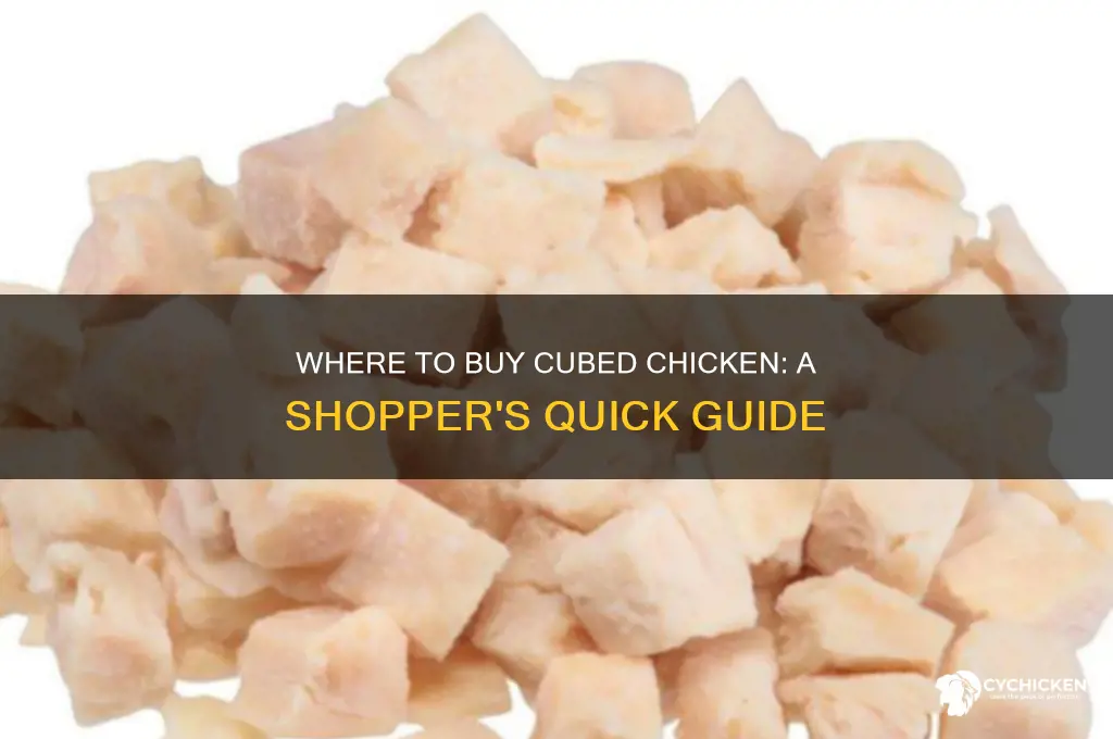 can i buy cubed chicken