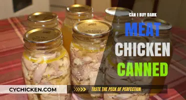 Where to Find Dark Meat Chicken in Canned Options: A Guide