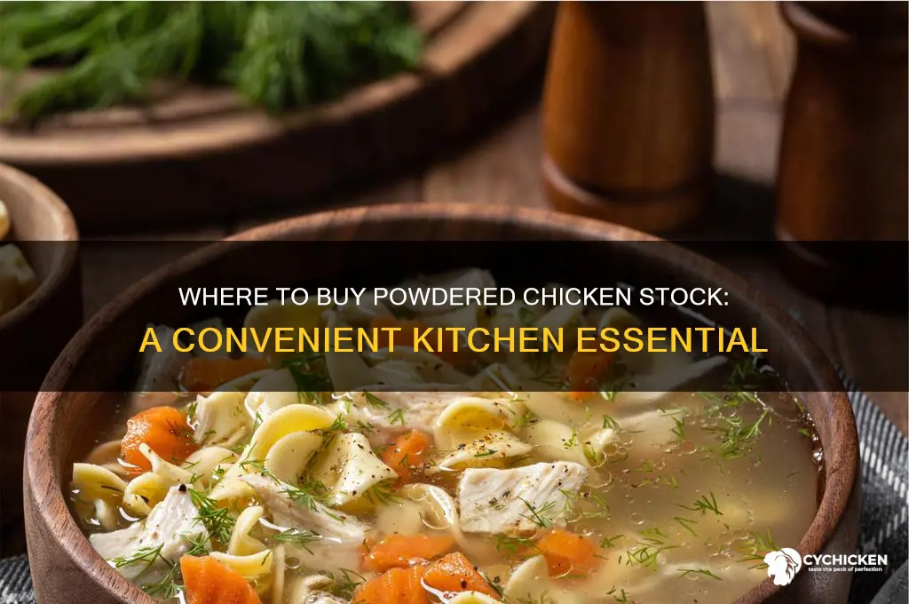 can i buy powdered chicken stock