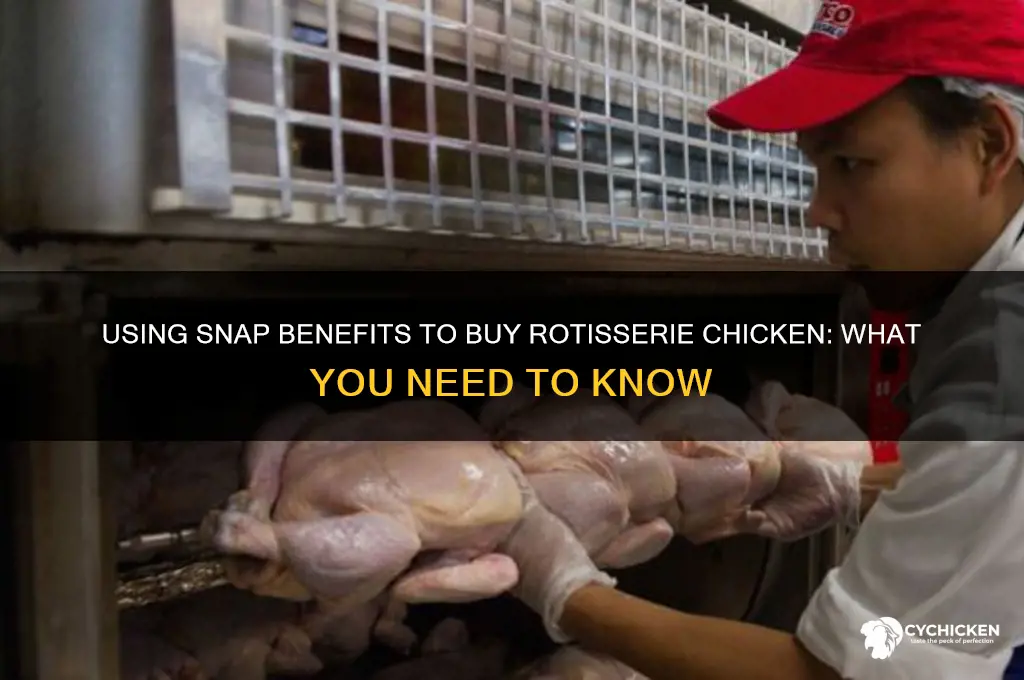 can i buy rotisserie chicken with snap