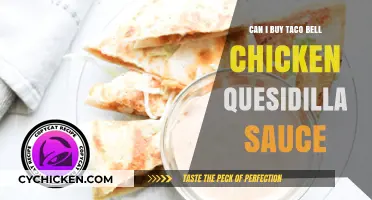 Where to Buy Taco Bell's Chicken Quesadilla Sauce: A Guide