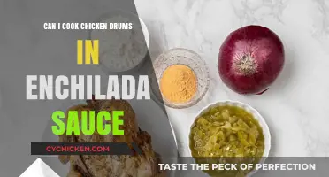Cooking Chicken Drums in Enchilada Sauce: A Flavorful Twist