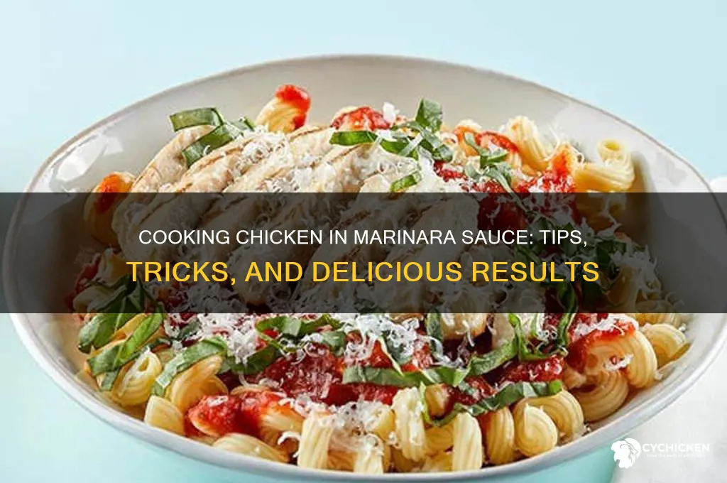 can i cook chicken in marinara sauce