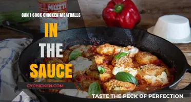 Cooking Chicken Meatballs in Sauce: Tips for Perfect Flavor Fusion
