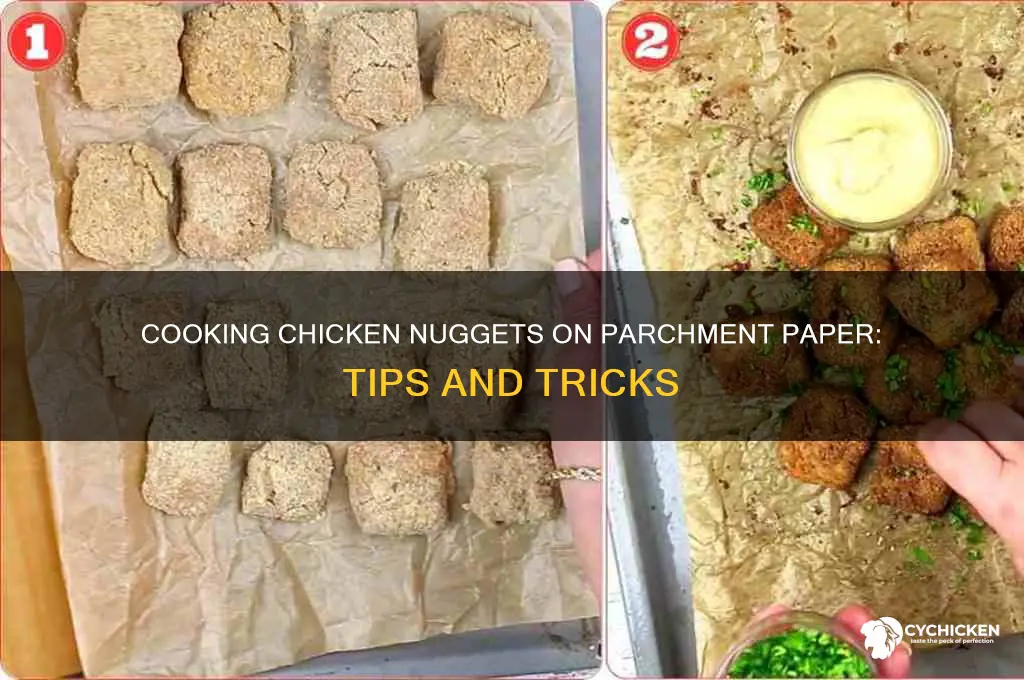 can i cook chicken nuggets on parchment paper