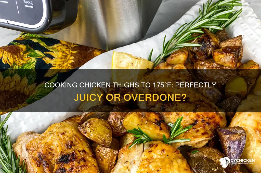 can i cook chicken thigh to 175 degrees
