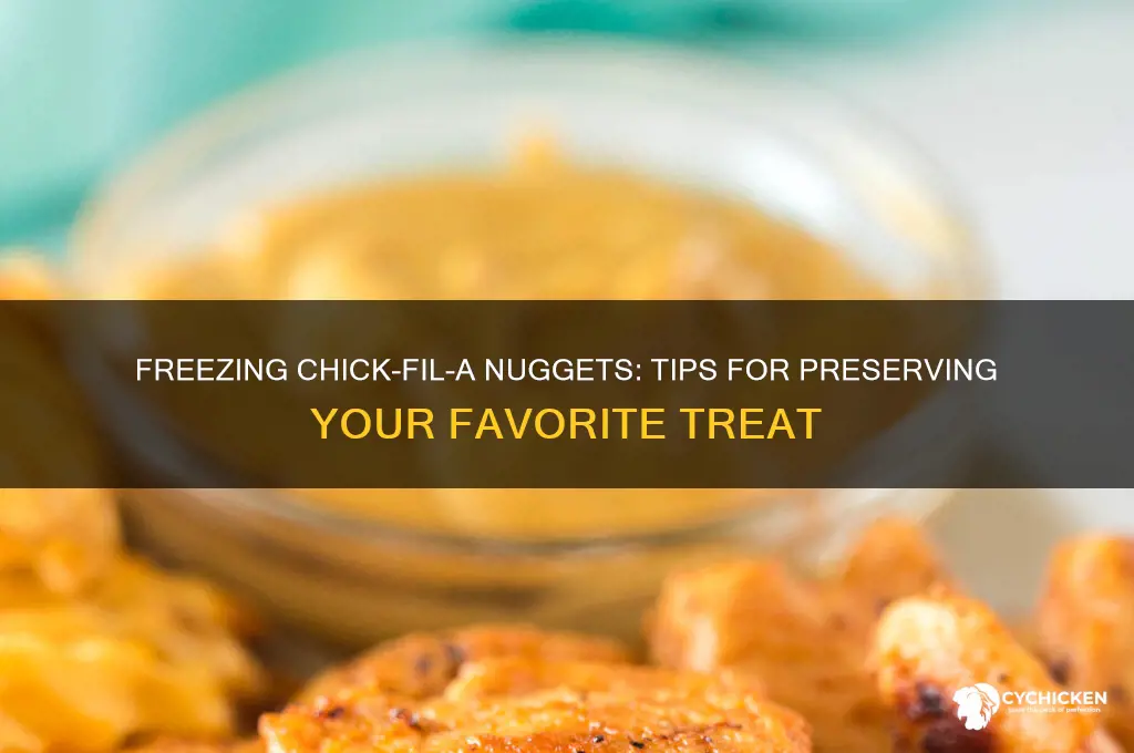 can i freeze chick fil a nuggets