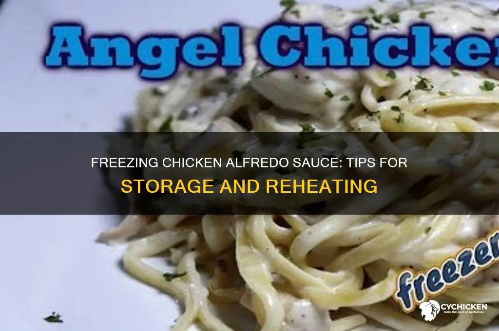 can i freeze chicken alfredo sauce