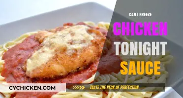 Can You Freeze Chicken Tonight Sauce? A Quick Guide