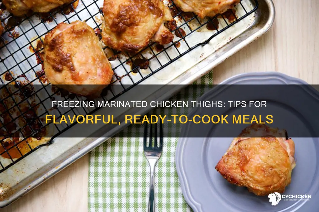 can i freeze marinated chicken thighs