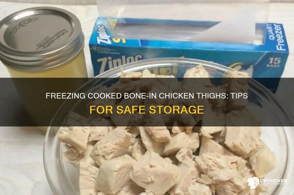 can i freeze whole cooked bone in chicken thigh