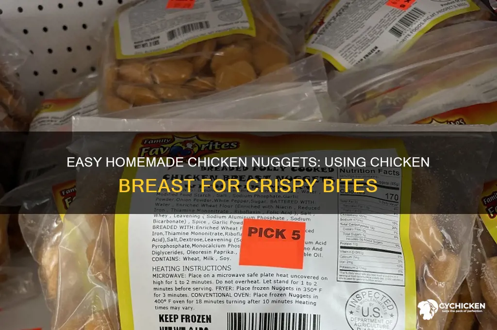 can i make chicken nuggets with chicken breast