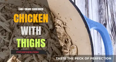 Shredded Chicken Perfection: Using Thighs for Juicy, Flavorful Results