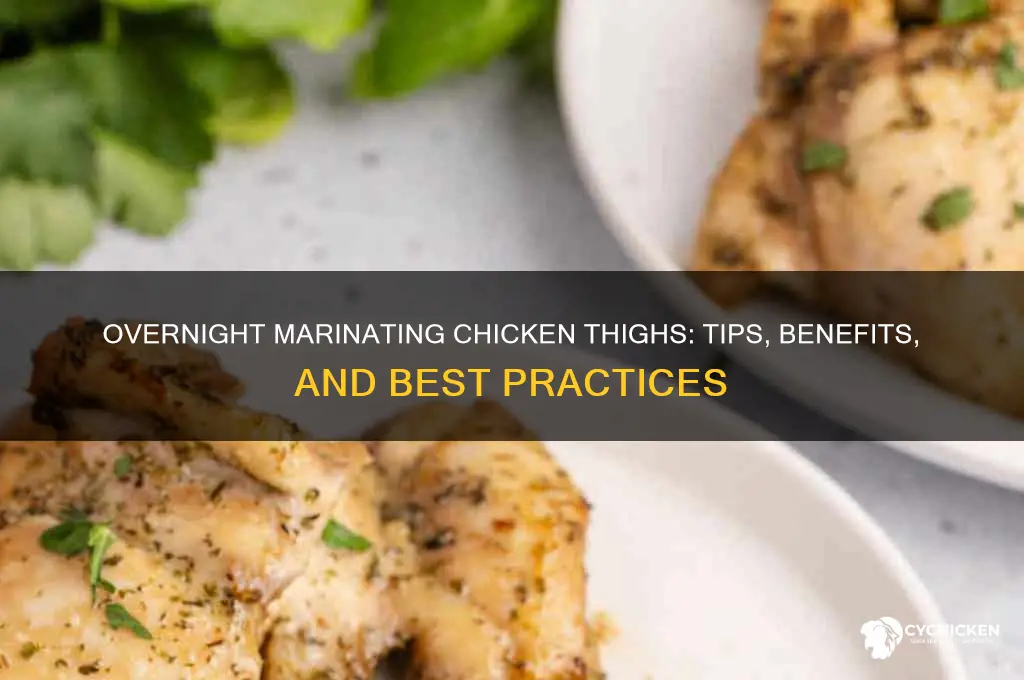 can i marinate chicken thighs overnight